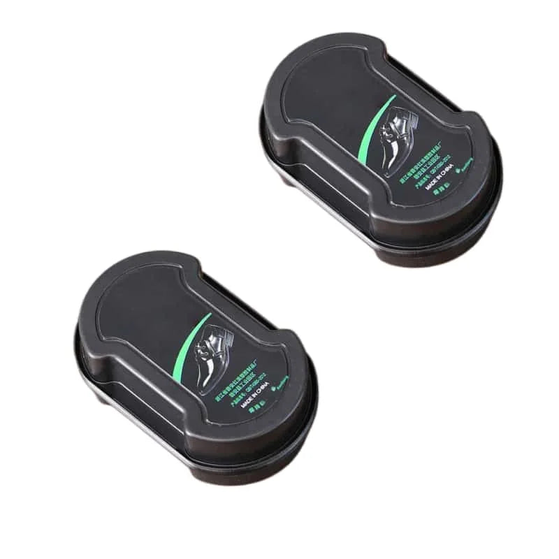 All-In-One Disposable Shoe Shine Sponge, Portable Water-Free Leather Polish Brush for Black Dress Shoes Leather Bags 1/2/3Pcs